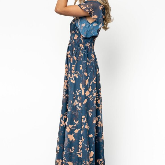 Baltic Born Lynlee Metallic Maxi Dress | Topaz Size LL - Picture 5 of 5